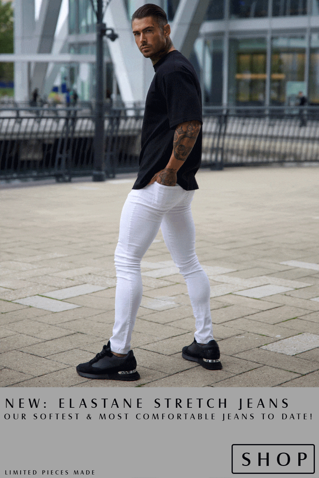 NEW Arrivals: Elastane Stretch Tapered Jeans 👖 - Father Sons Clothing